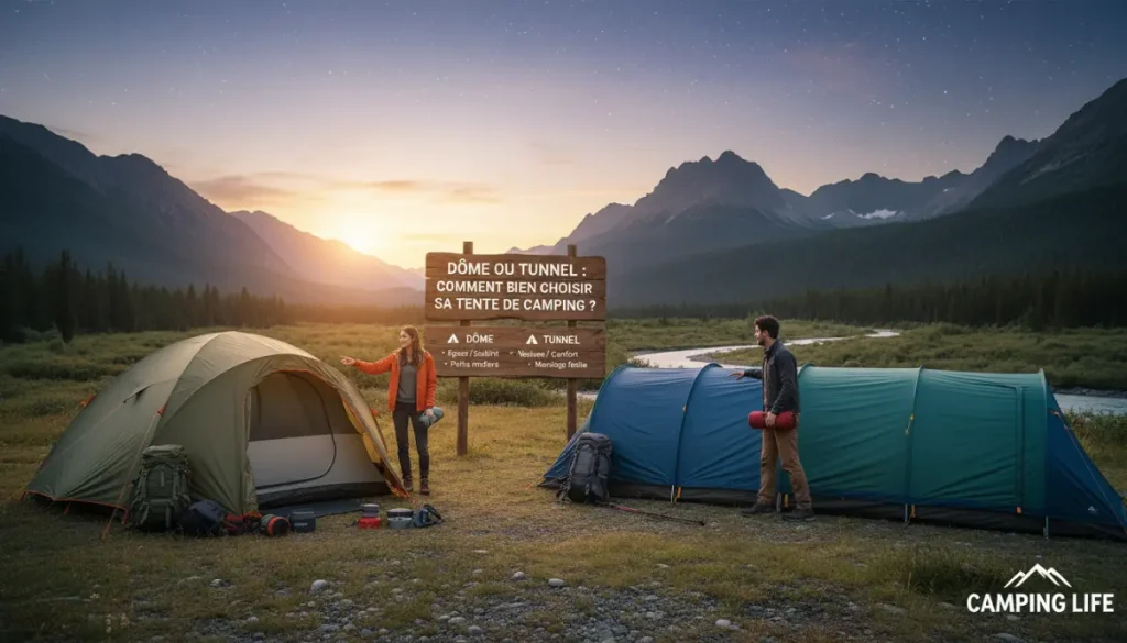 Tente Dôme ou Tunnel ? Le Guide d'Experte pour bien choisir sa tente de camping