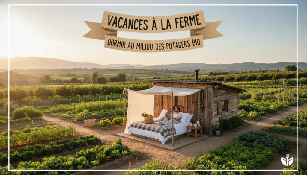 Vacances à la Ferme Bio : Dormir au Potager, Guide d'Emma J