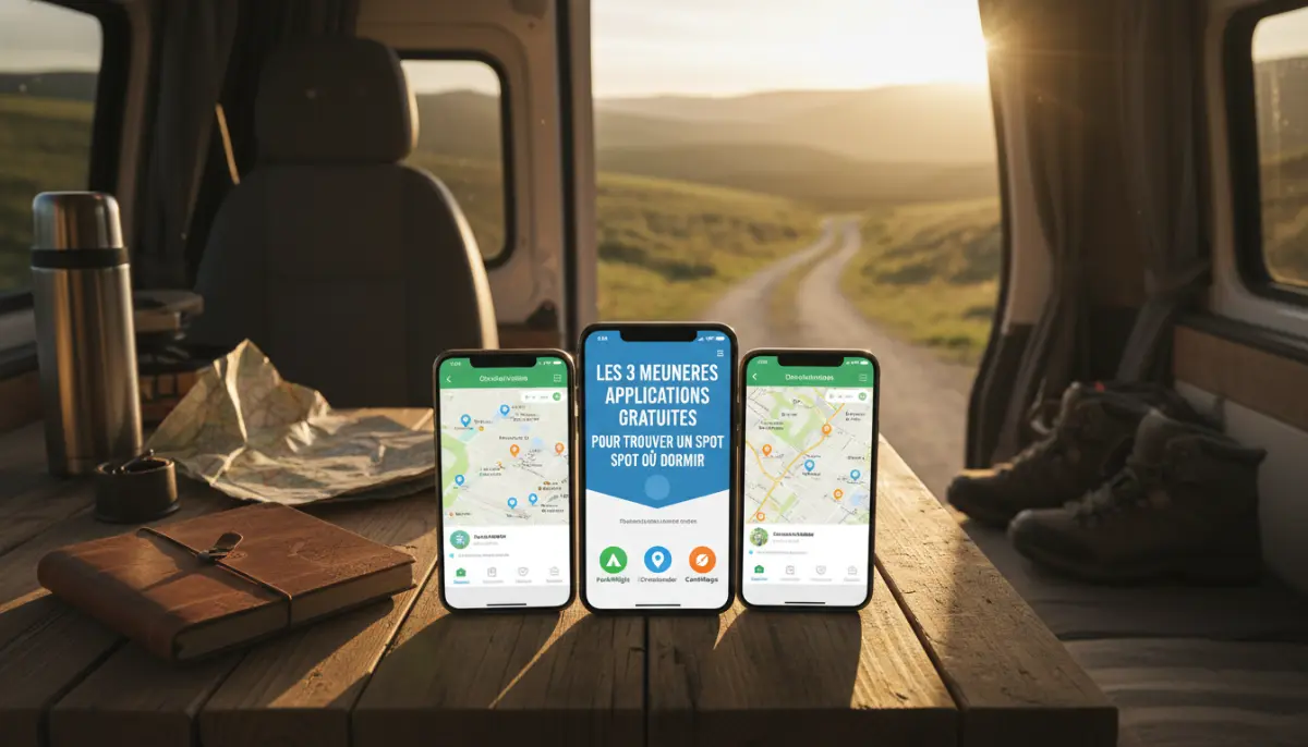 Vanlife : 3 apps gratuites pour trouver le spot où dormir (Guide Emma J.)