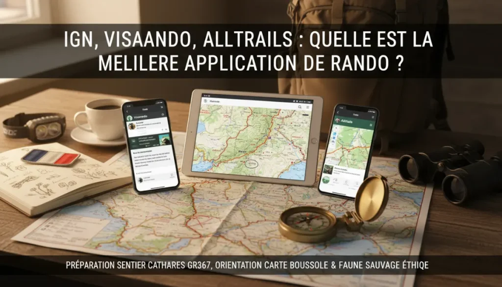 IGN, Visorando, AllTrails : La Meilleure App Rando ? L'avis d'Emma J.