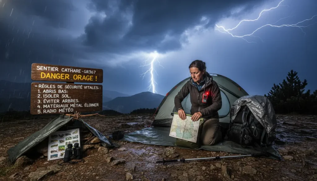 Orage en Camping & Bivouac : Les Règles de Sécurité Vitales d'Emma J.