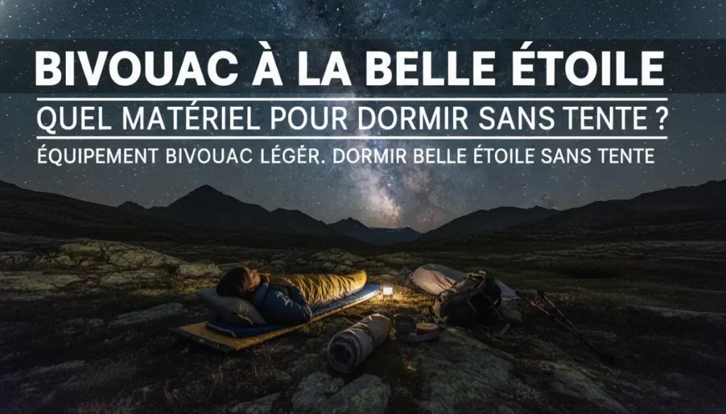 Bivouac à la Belle Étoile : Le Guide Matériel d'Emma J. (Sans Tente !)