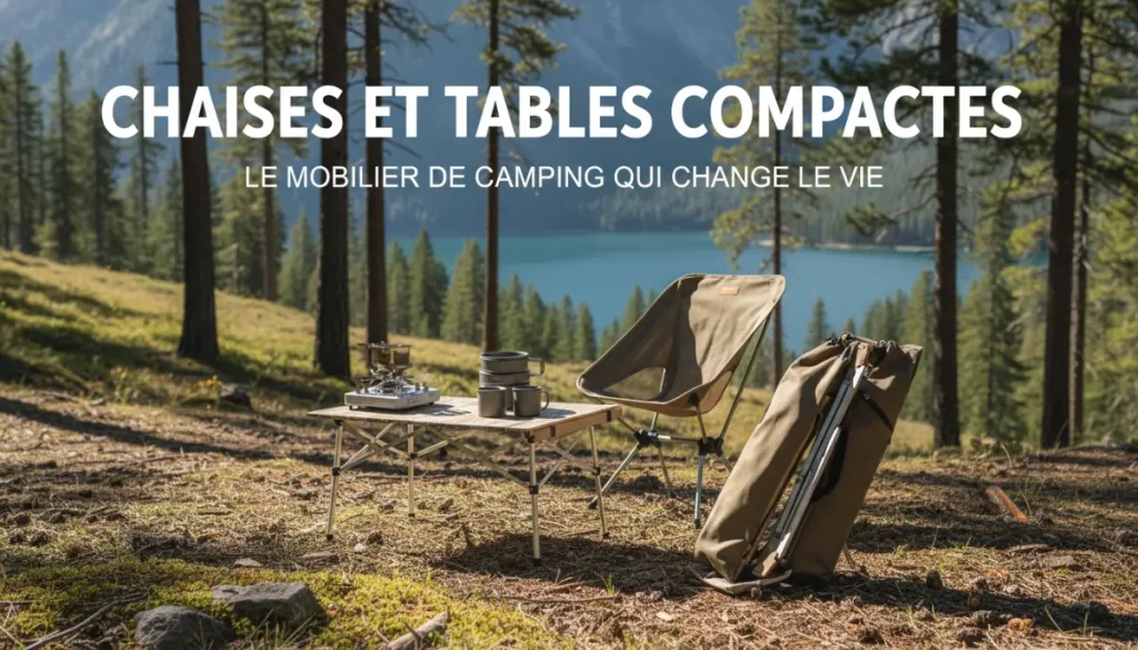 Mobilier Camping Compact : La Révolution Légère d'Emma J.