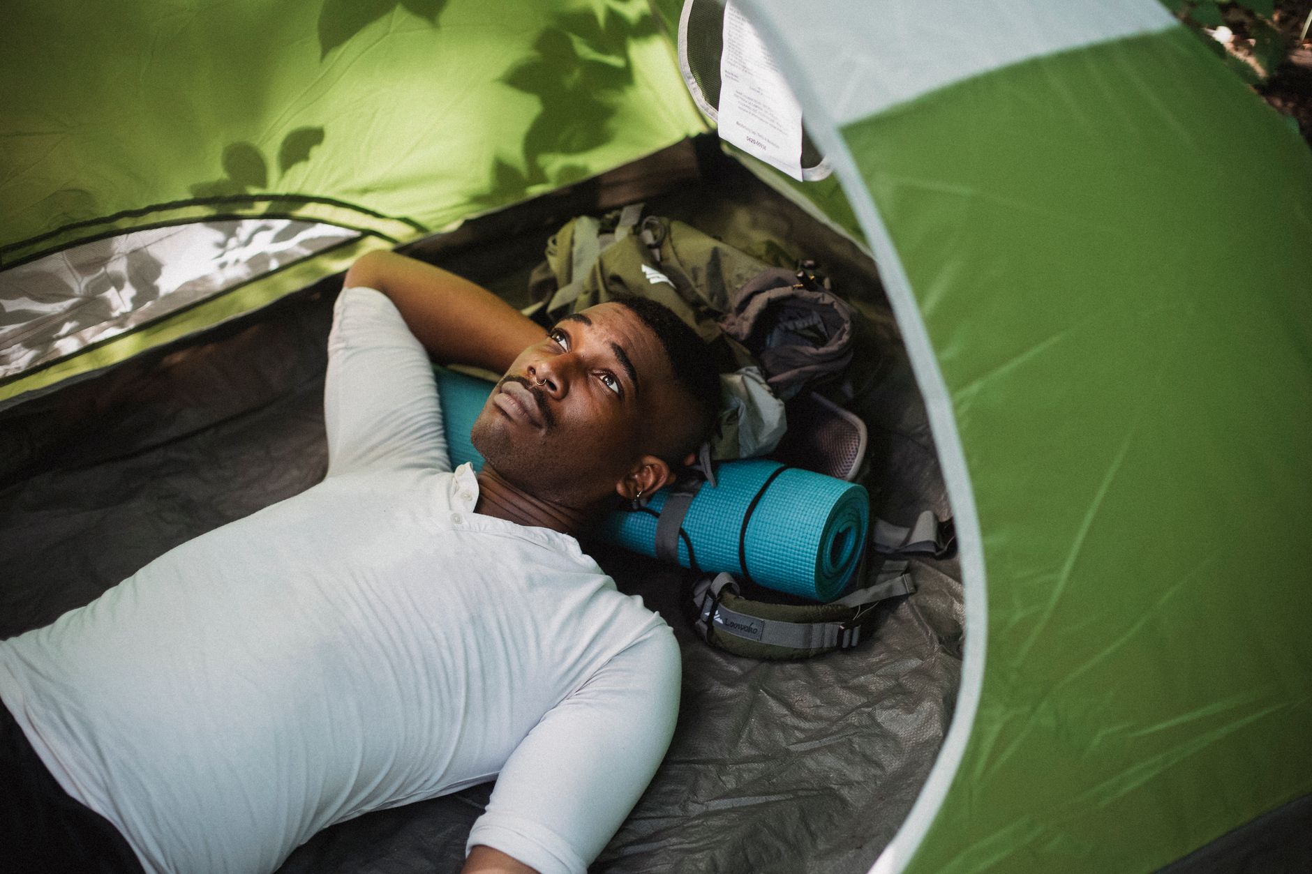 Matelas de randonnee compact
